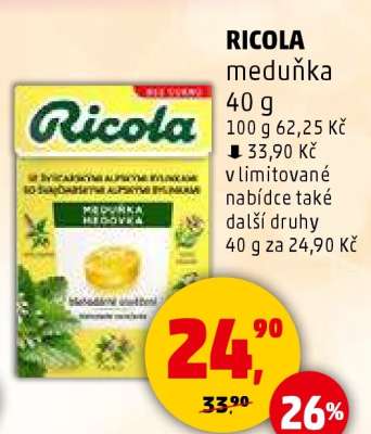 RICOLA meduňka