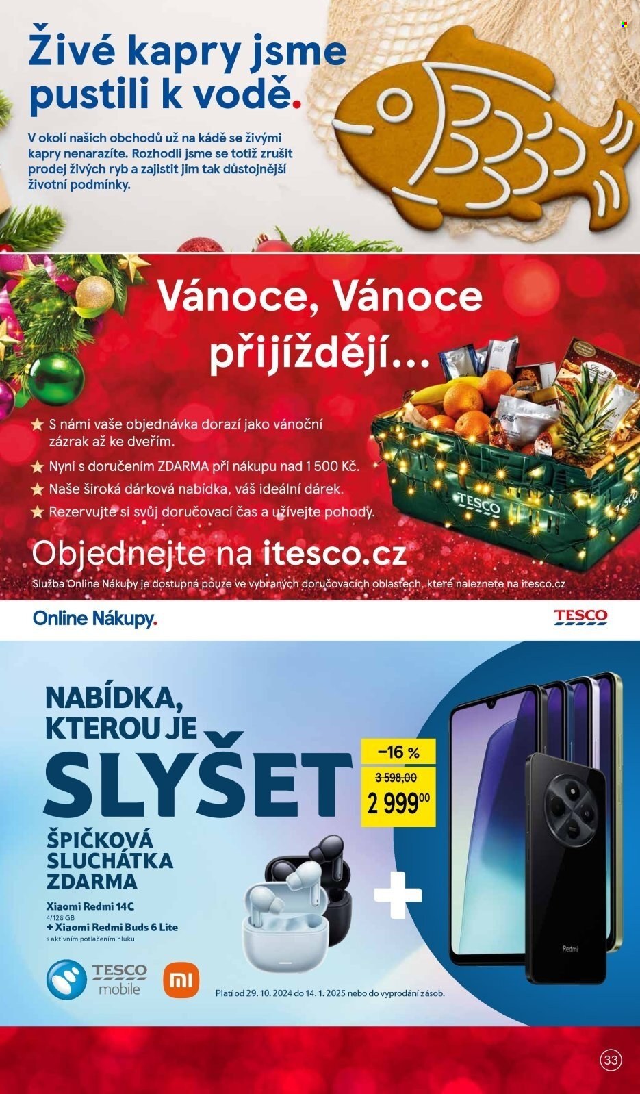 Leták TESCO - 11.12.2024 - 17.12.2024. Strana 1