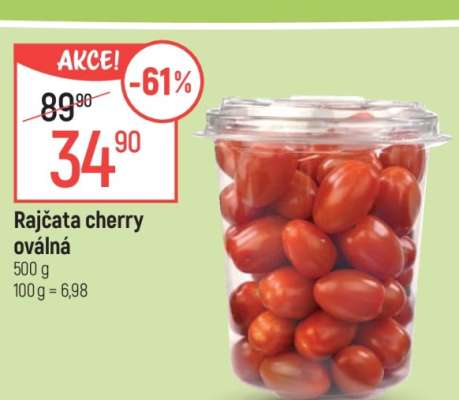 Rajčata cherry oválná