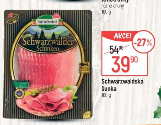 SCHWARZWALDSKÁ ŠUNKA