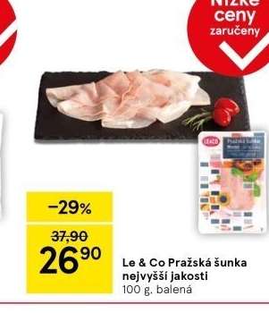 Le & Co Pražská šunka nejvyšší jakosti