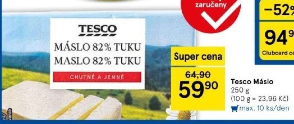 Tesco Máslo