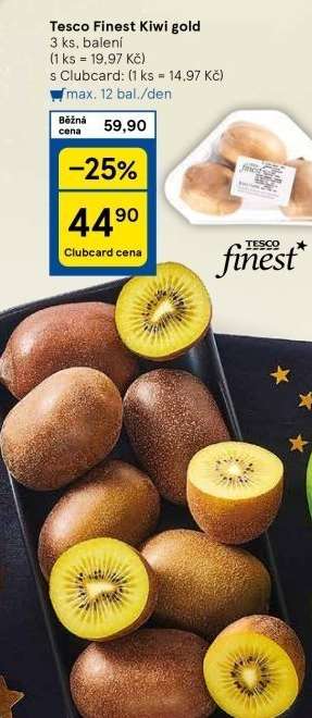 Tesco Finest Kiwi gold