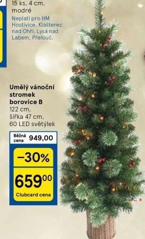 Umělý vánoční stromek borovice B