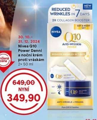 Nivea Q10 Power Denní a noční krém proti vráskám