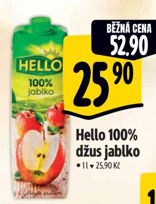 Hello 100% Džus Jablko