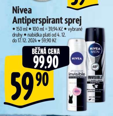 Nivea antiperspirant sprej