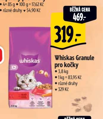 Whiskas Granule pro kočky