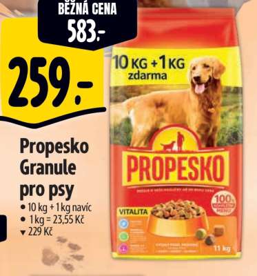 Propesko granule pro psy