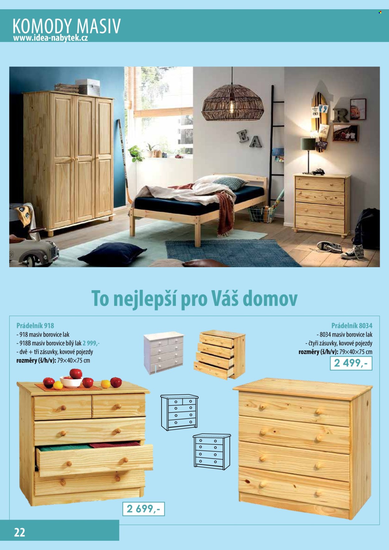 Leták IDEA nábytek. Strana 1