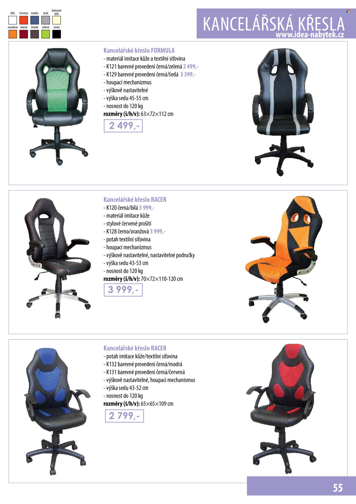 Leták IDEA nábytek. Strana 1