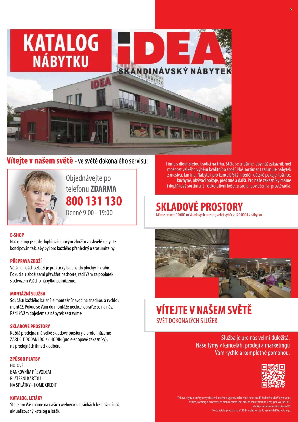 Leták IDEA nábytek. Strana 1