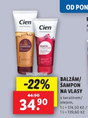 Cien Professional Balzám/Šampon na vlasy