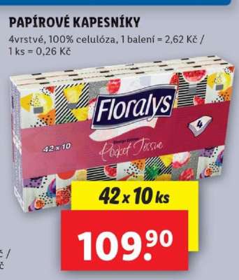 Florays Papírové kapesníky