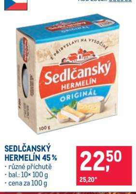 Sedlčanský Hermelín 45 %