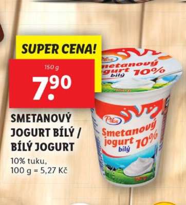 Smetanový jogurt bílý / Bílý jogurt