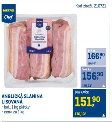 Anglická slanina lisovaná