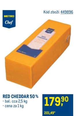 Red Cheddar 50 %