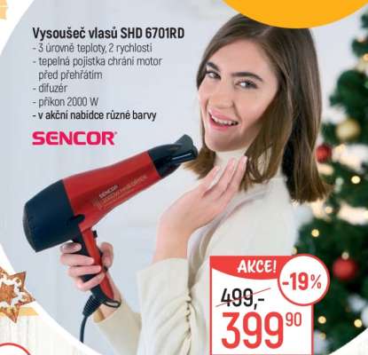 Vysoušeč vlasů SHD 6701RD