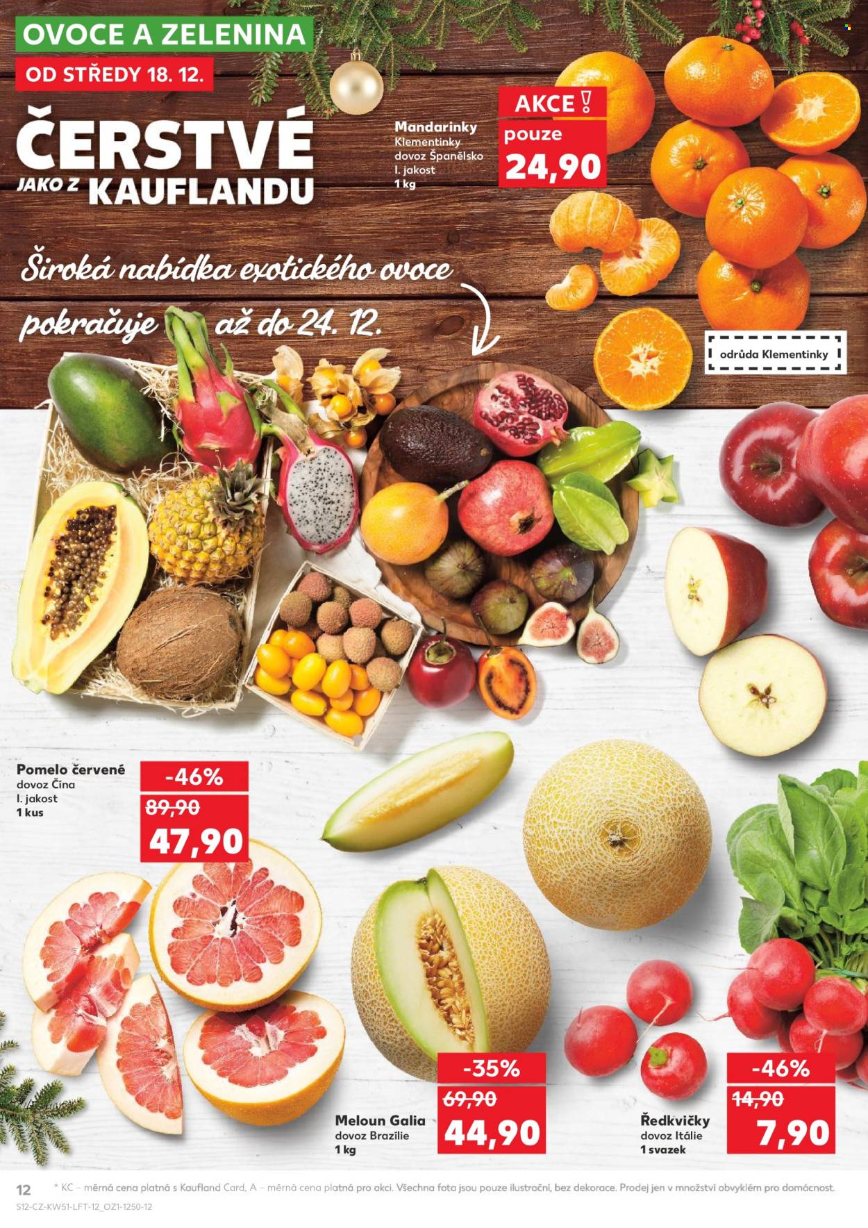 Leták Kaufland - 18.12.2024 - 24.12.2024. Strana 1