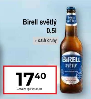 Birell světlý 0,5l