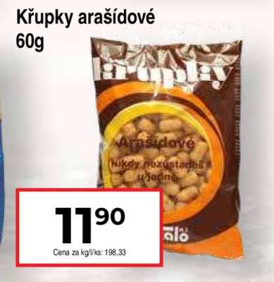 Křupky arašídové