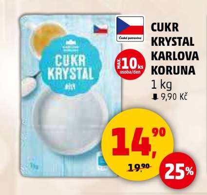 CUKR KRYSTAL KARLOVA KORUNA