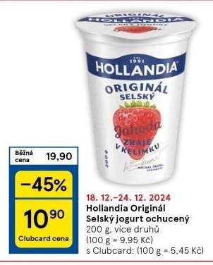 Hollandia Originál Selský jogurt ochucený