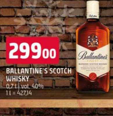 BALLANTINE‘S Scotch whisky