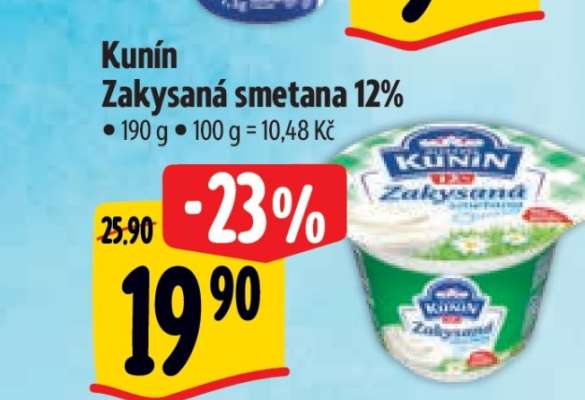 Kunín Zakysaná smetana 12