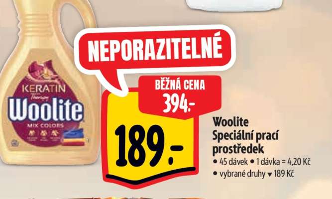 Woolite speciální prací prostředek