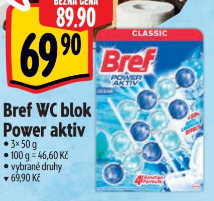 Bref WC blok Power aktiv