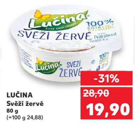 Lučina svěží žervé