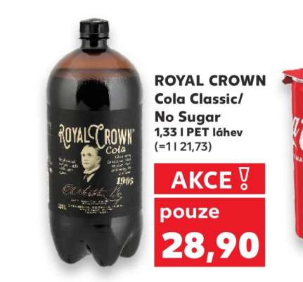 ROYAL CROWN Cola Classic/No Sugar