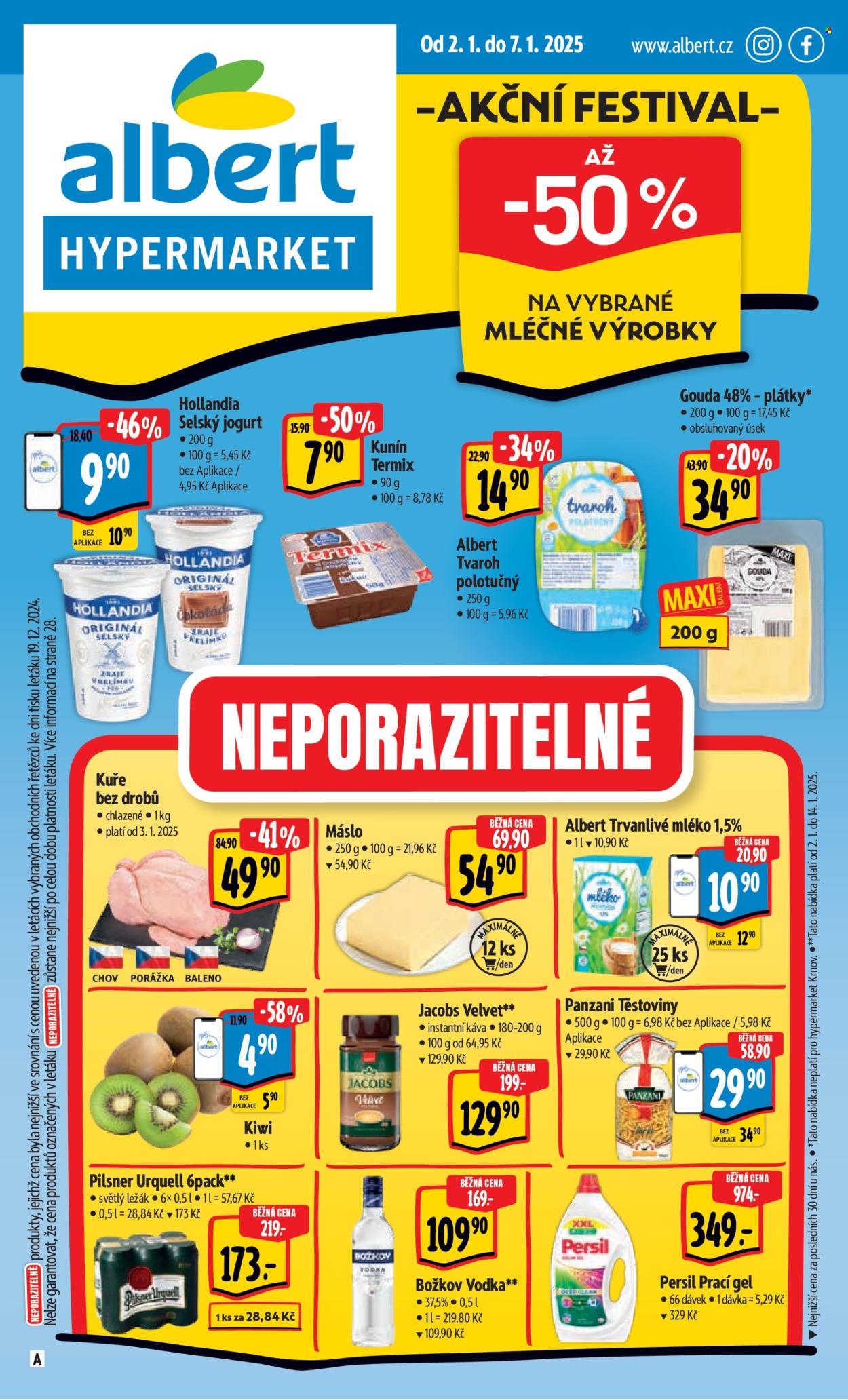 Leták Albert Hypermarket - 2.1.2025 - 7.1.2025. Strana 1