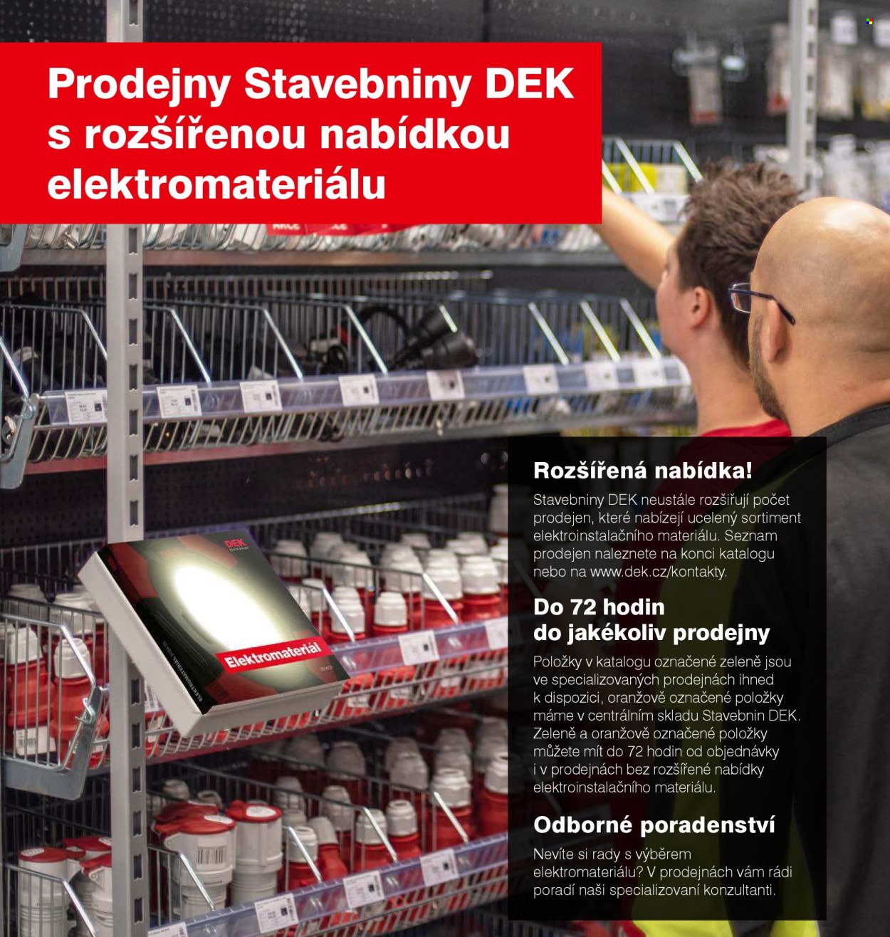 Leták DEK. Strana 2