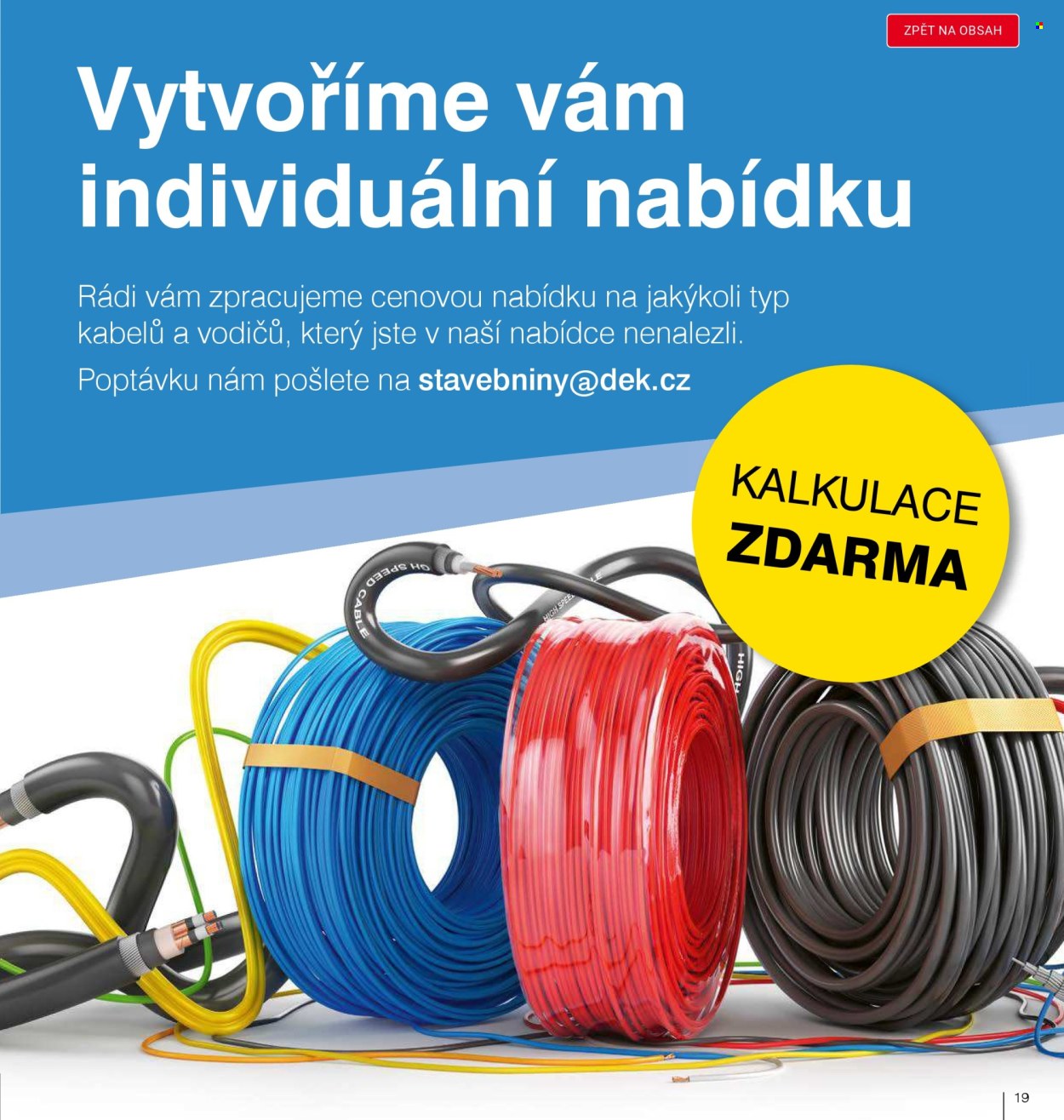 Leták DEK. Strana 21