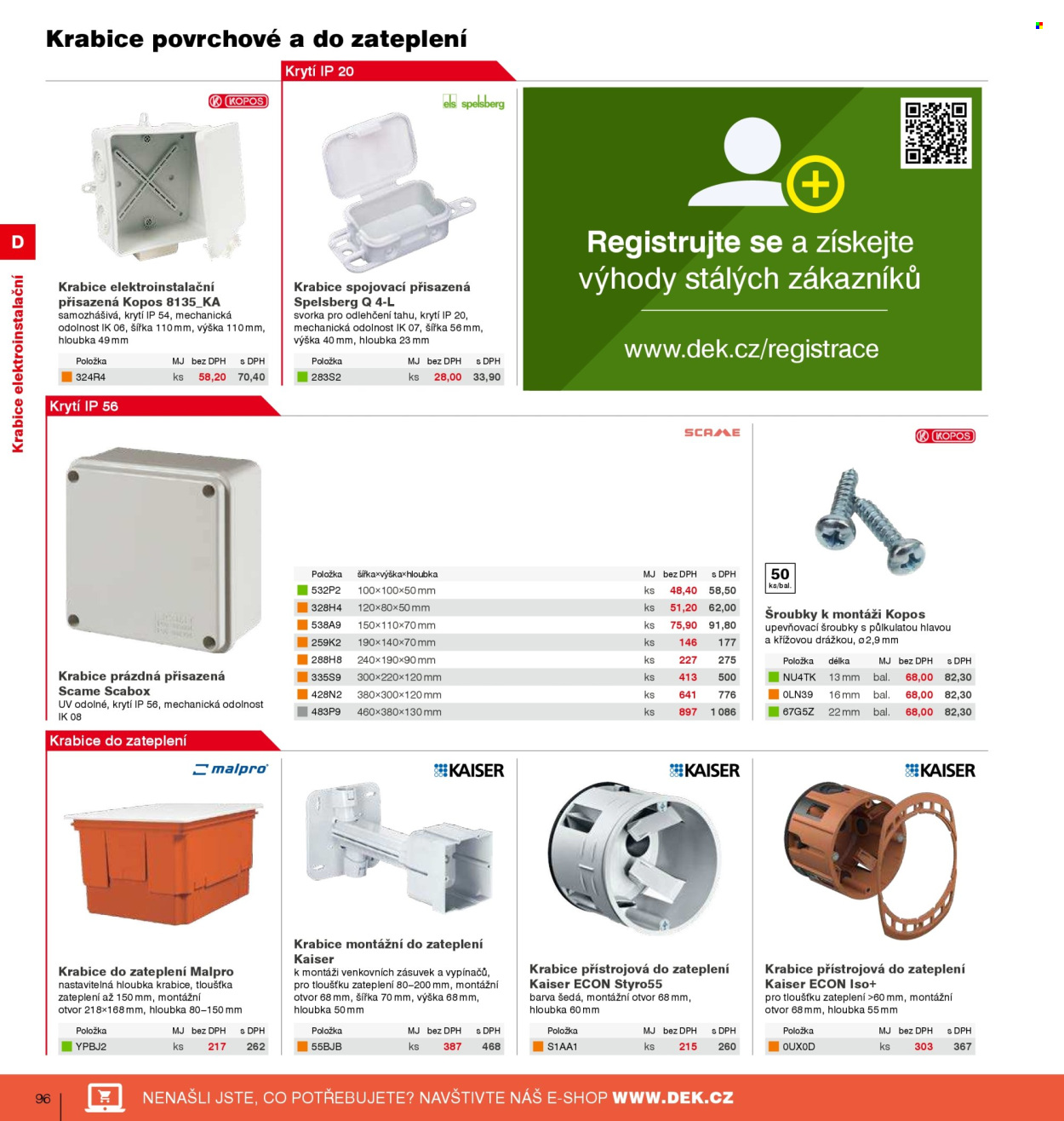 Leták DEK. Strana 98