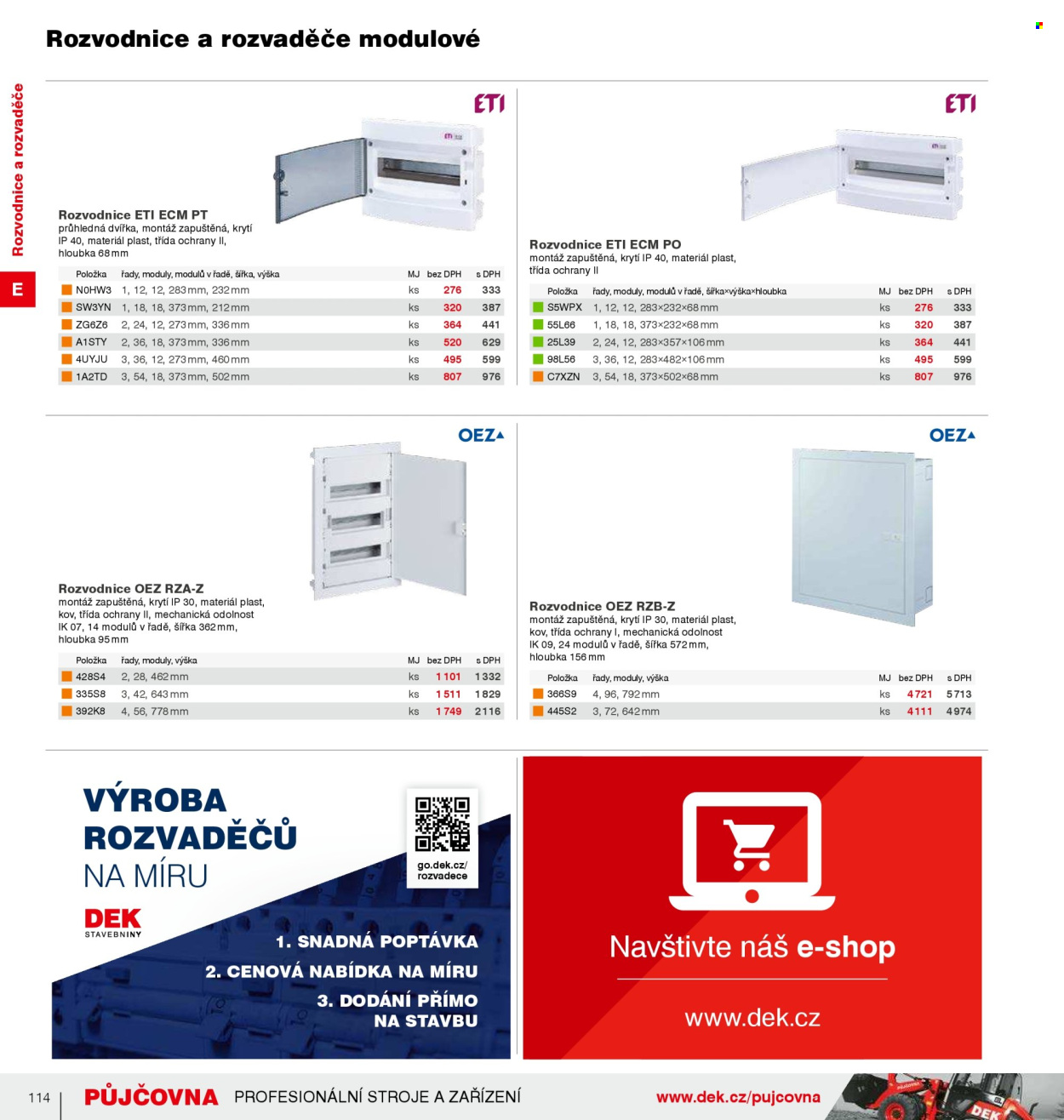Leták DEK. Strana 116