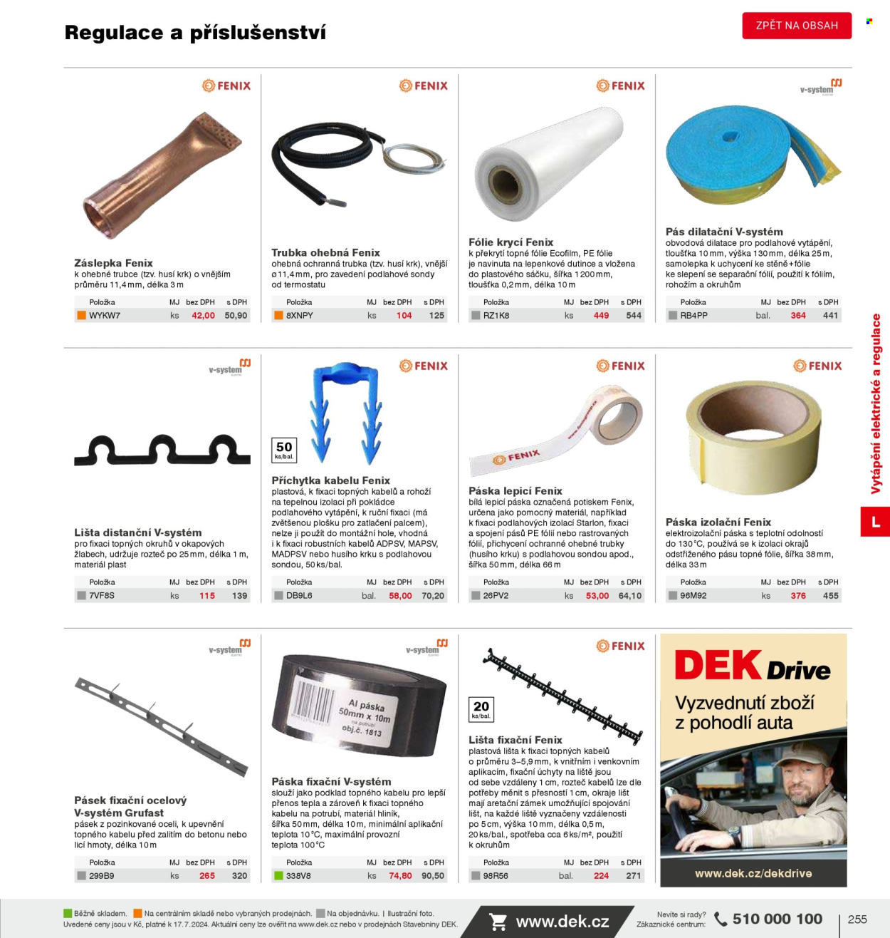 Leták DEK. Strana 257