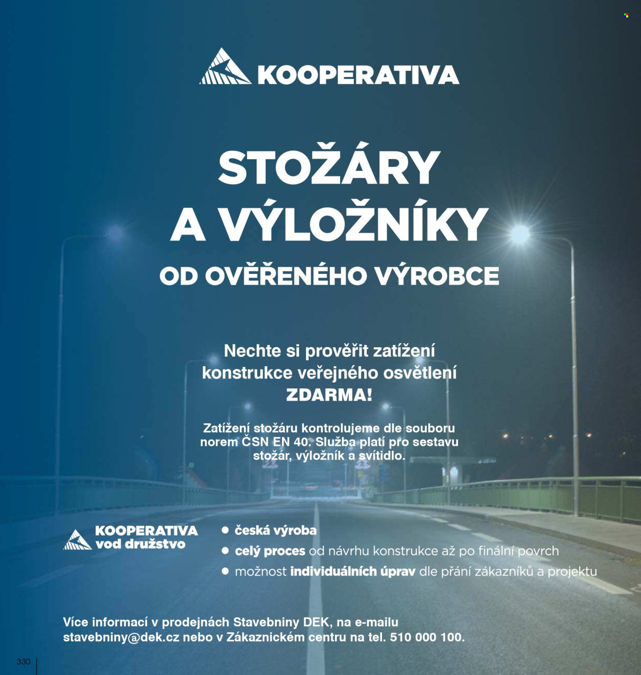 Leták DEK. Strana 332