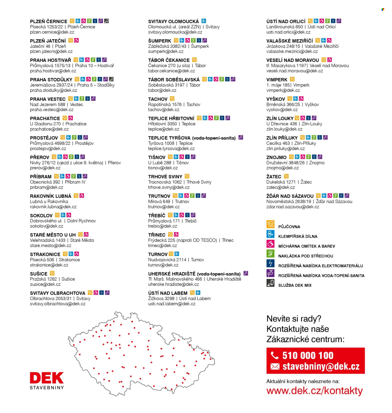 Leták DEK. Strana 491