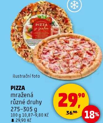 PIZZA mražená