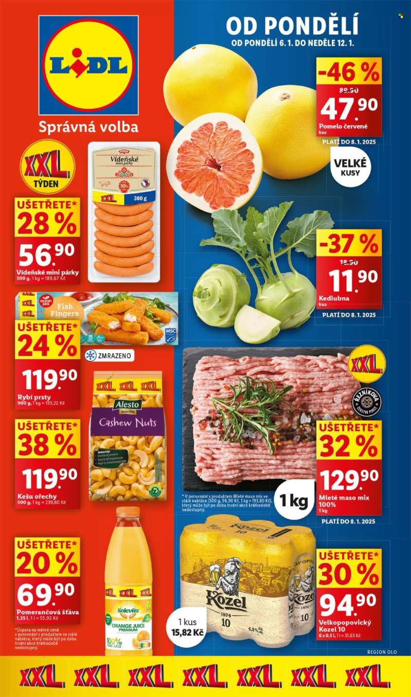 Leták Lidl - 6.1.2025 - 12.1.2025.