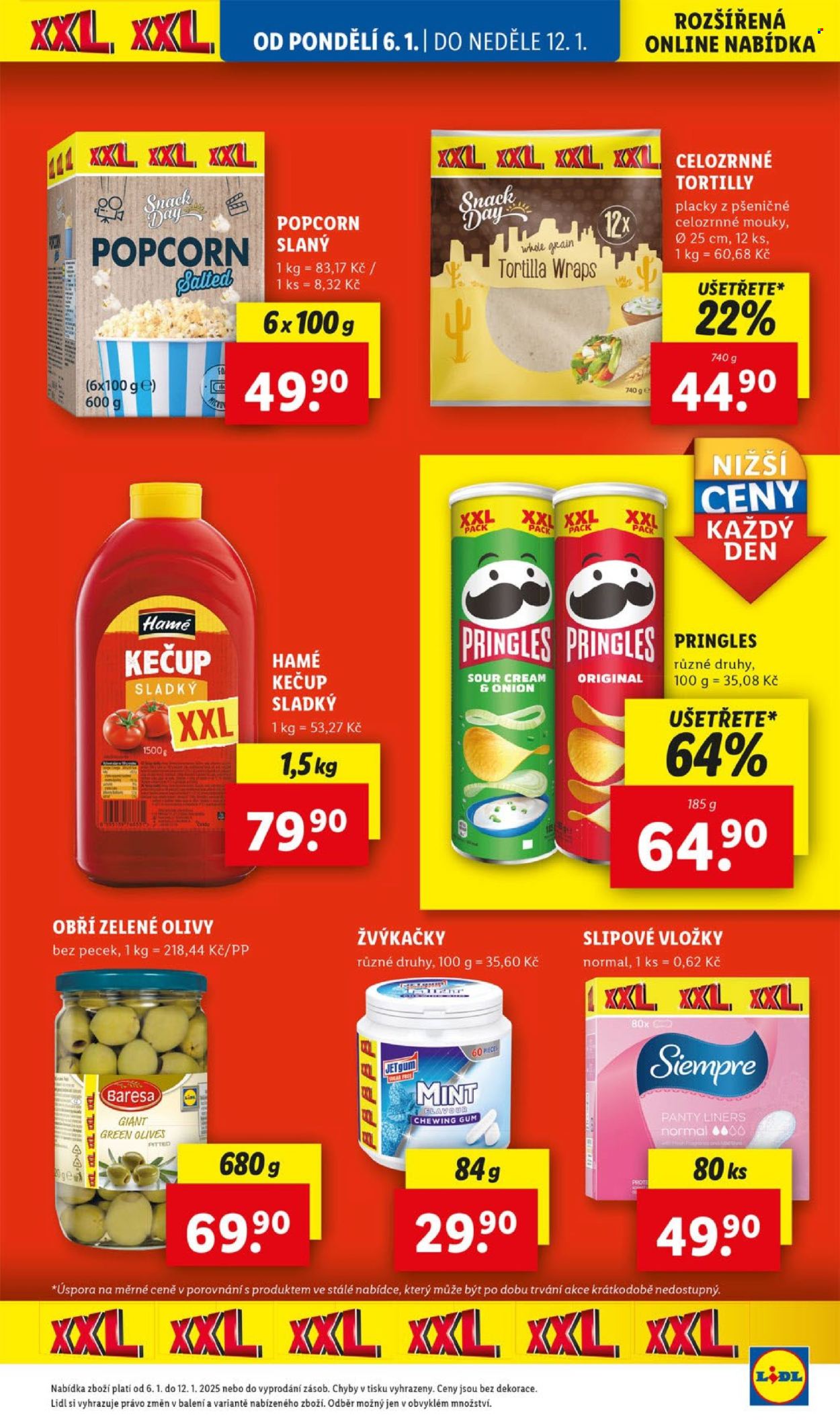 Leták Lidl - 6.1.2025 - 12.1.2025. Strana 1