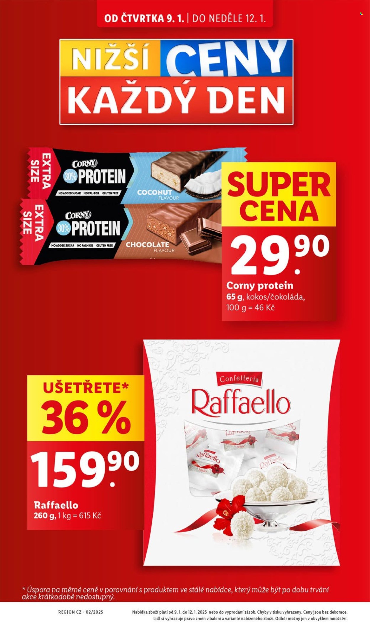 Leták Lidl - 9.1.2025 - 12.1.2025. Strana 1