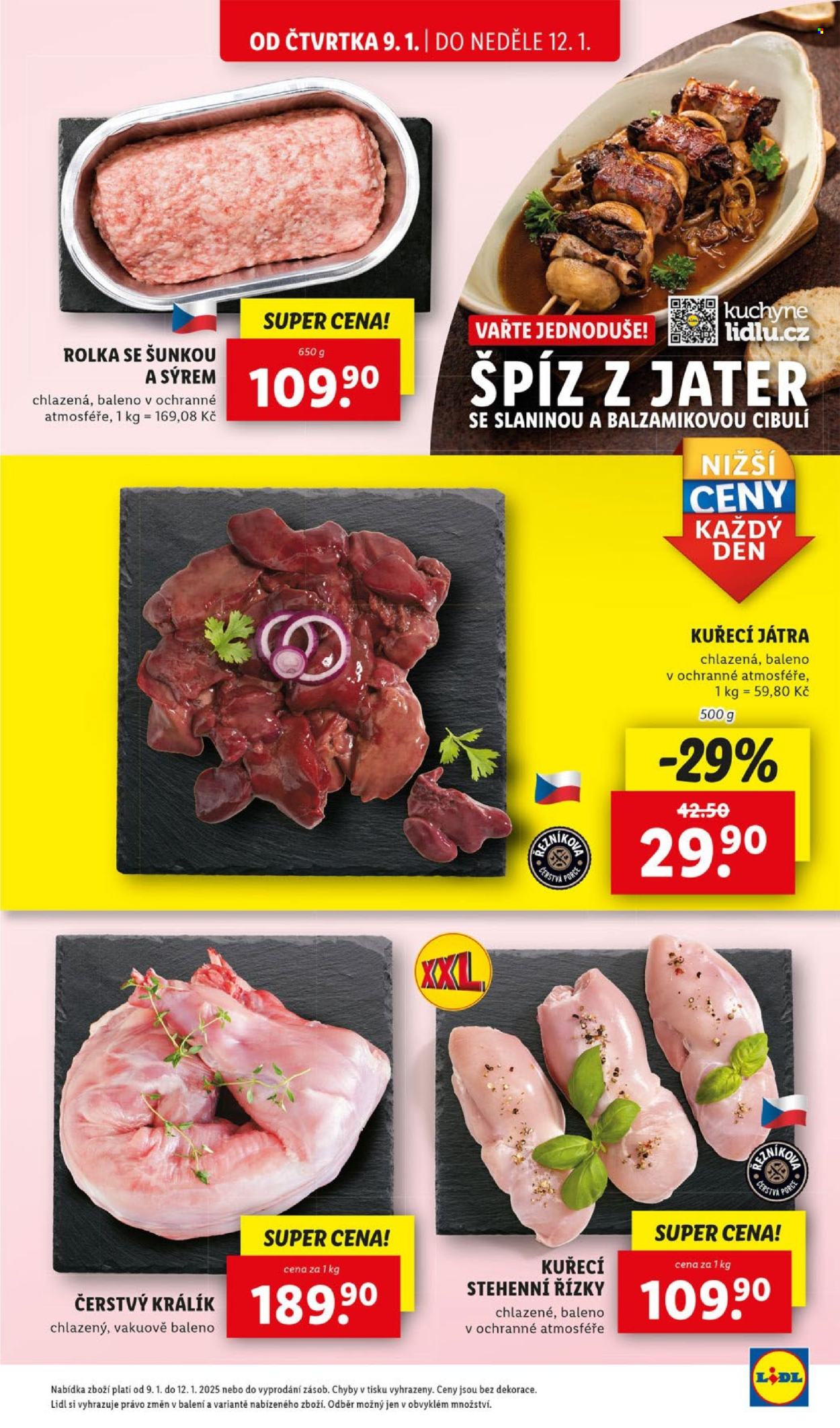 Leták Lidl - 9.1.2025 - 12.1.2025. Strana 1