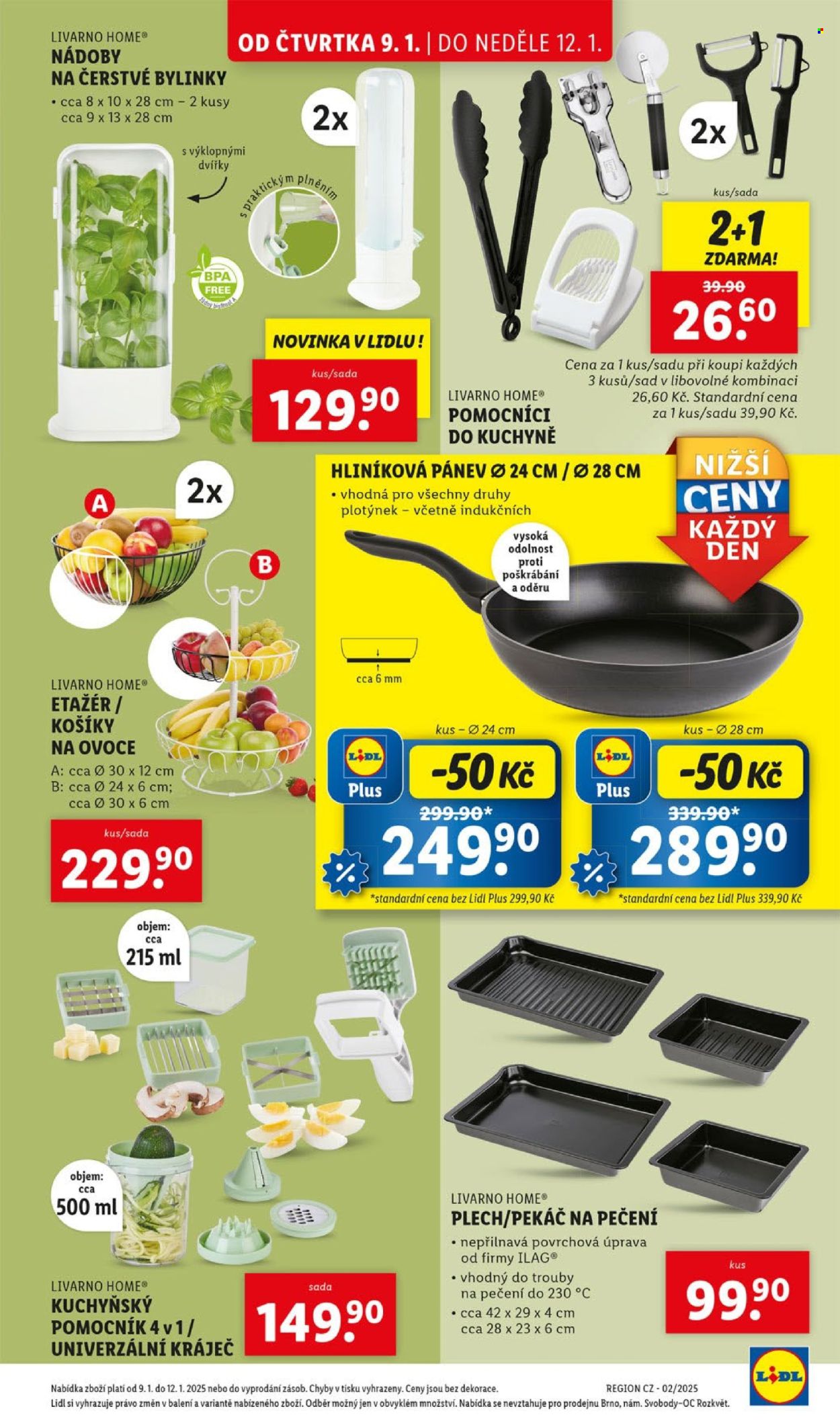 Leták Lidl - 9.1.2025 - 12.1.2025. Strana 1