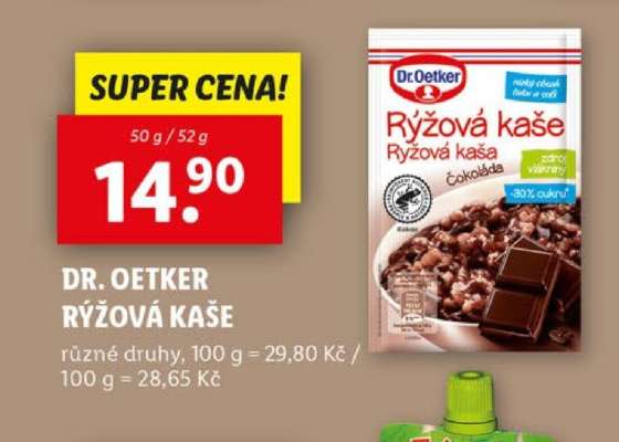 Dr. Oetker Rýžová kaše