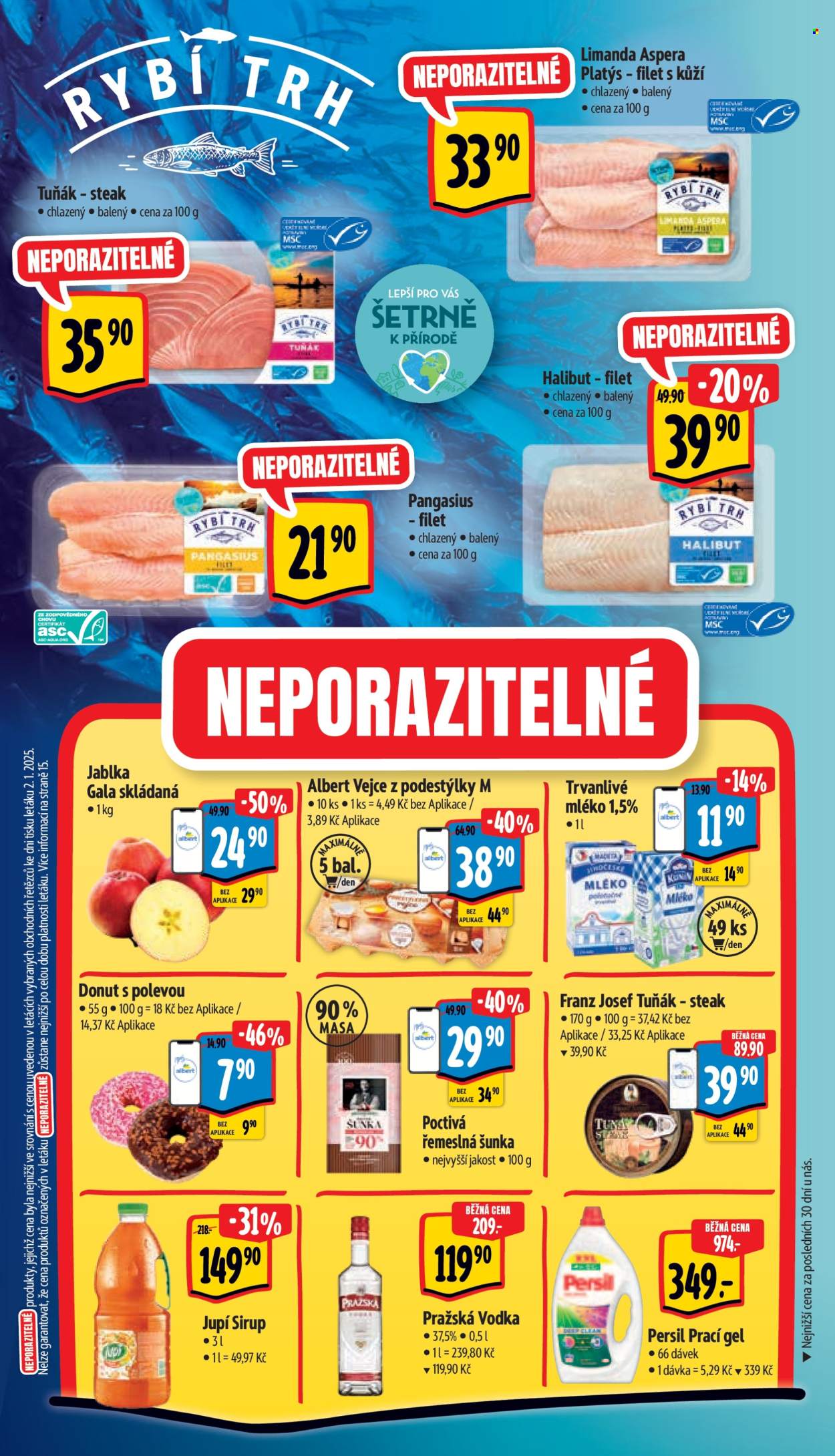 Leták Albert Supermarket - 8.1.2025 - 14.1.2025. Strana 1